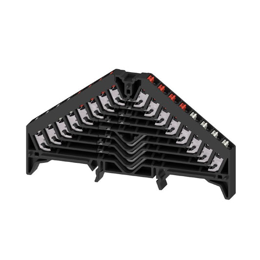 1173790000 - Black 8-Level Patch Distributor, 32 Connections, 1.5 mm²  (Pack of 20)