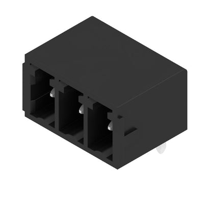 1793140000 - 3-Pole 3.81mm PCB Plug Connector, Black, 90° Orientation  (Pack of 138)