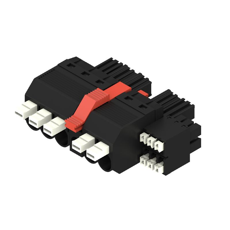 2549600000 - 5-Pole 7.62mm Female PCB Connector with PUSH IN Method  (Pack of 30)