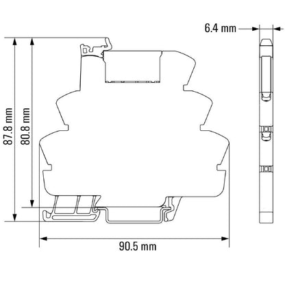 2153080000 - 48V Relay Module with 6A AgSnO Contact  (Pack of 10)