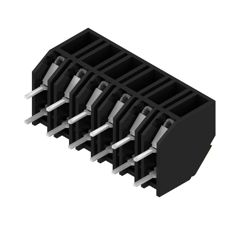1885060000 - 5.08mm Black PCB Terminal with 6 Poles & 3.5mm Pins  (Pack of 18)
