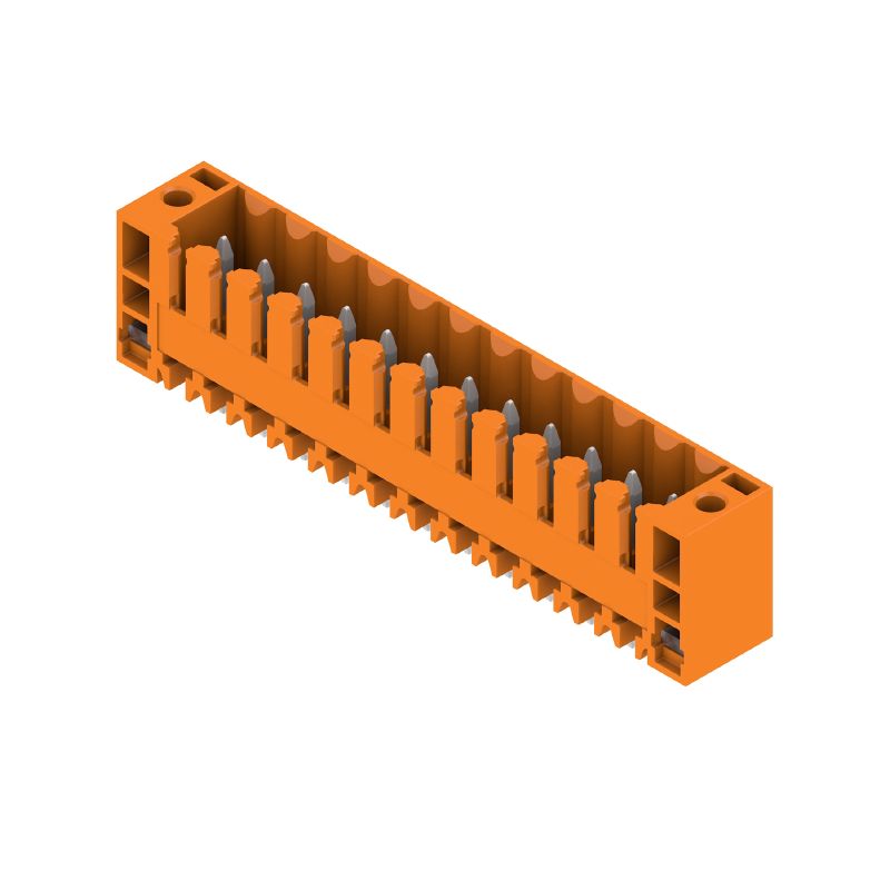 1607600000 - 3.50mm PCB Male Header Connector with 12 Poles, Flange Mount  (Pack of 50)