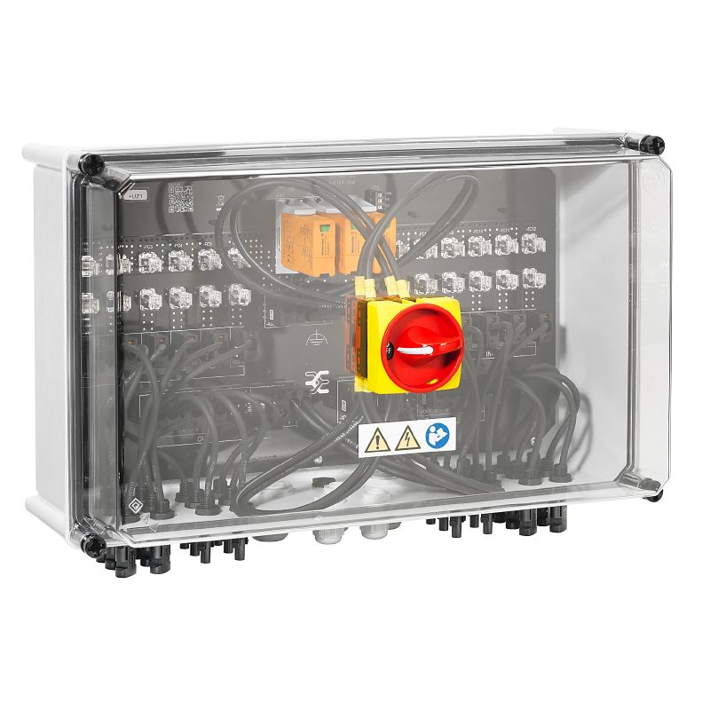 2737480000 - 1000V Photovoltaic Combiner Box with 6 Inputs and Outputs