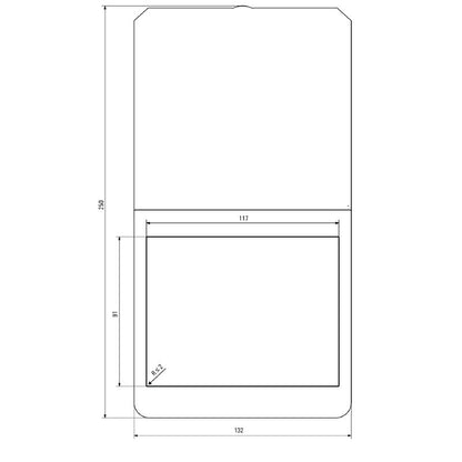 2003190000 - Lockable Metal Double Frame with Durable Construction