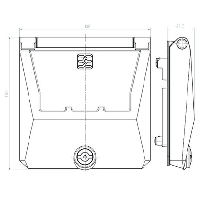 2003180000 - Durable Lockable Double Frame with Zinc Coating