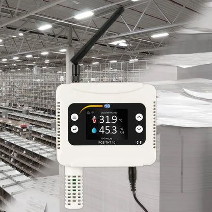 PCE-THT 10 - Wall-Mounted Climate Meter with 12800 Data Points Storage