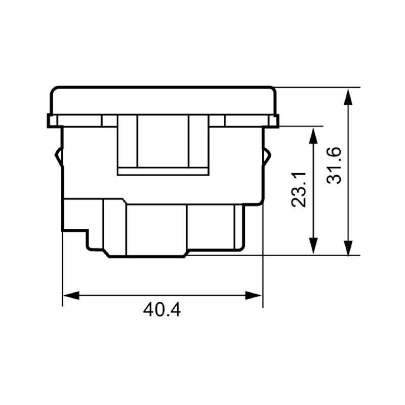 2500710000 - D Socket Connector for Flexible Wire Ferrules, IP20 Rated