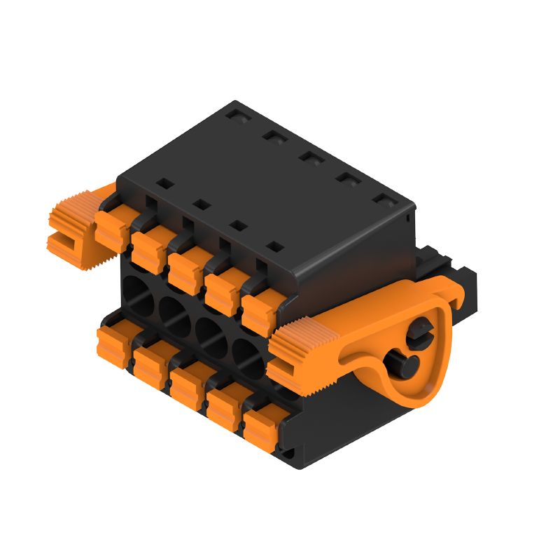 1001040000 - 5-Pole 5.08mm PCB Female Connector with Push-In Mechanism  (Pack of 32)