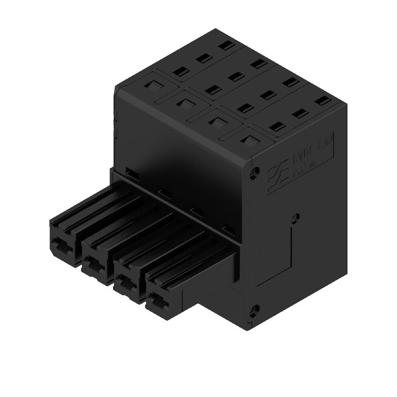 2720440000 - 7.62mm Female PCB Connector, 4 Poles, 180° Angle  (Pack of 30)