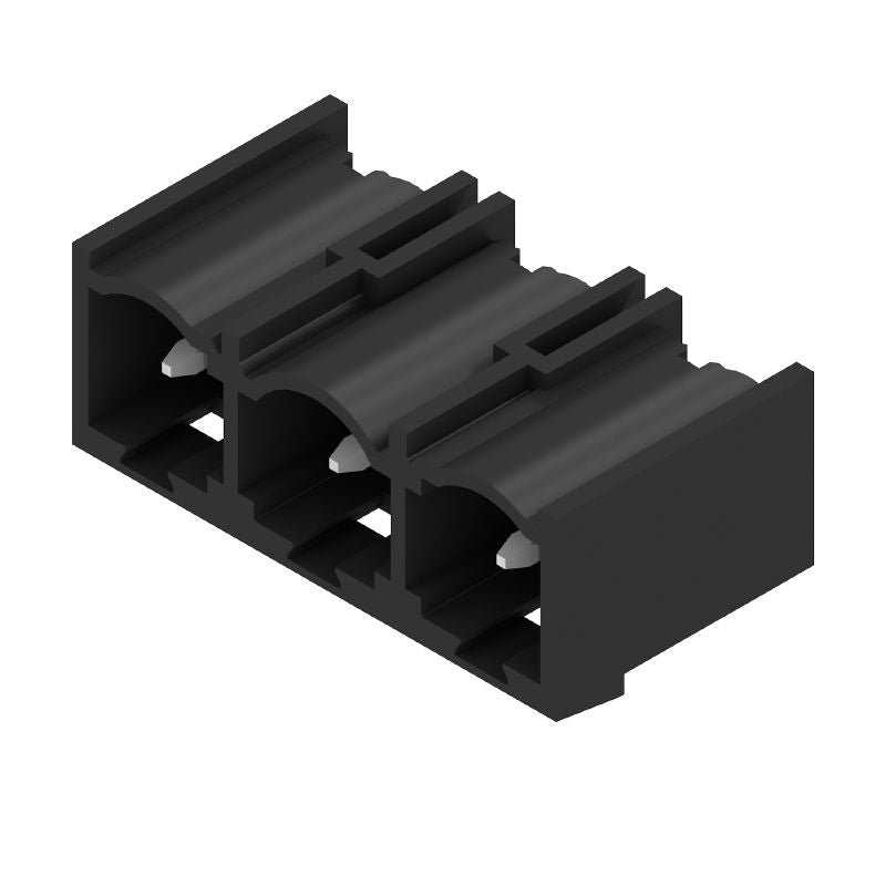 1472250000 - Black 7.62mm PCB Connector, 3-Pole, 270° Angle  (Pack of 100)