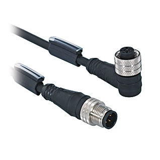 BW2SG2V1-2M - 2m M12 4-Pin Connection Cable with IP67 Protection