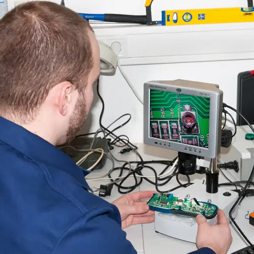 PCE-VM 21 - 10-75x Inspection Camera with LCD for Electronics & Medical Use