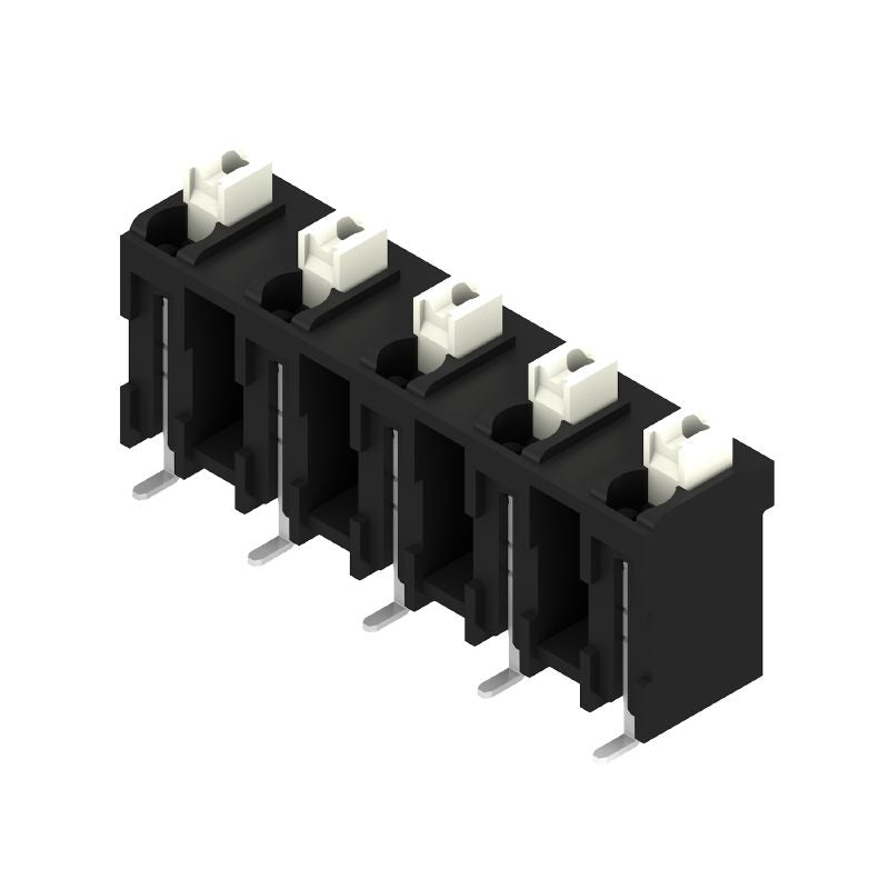 1473870000 - 7.50mm Black PCB Terminals, 5 Poles, 180° Orientation  (Pack of 180)