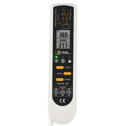 PCE-IR 100 - Infrared & Probe Thermometer with ISO Calibration Certificate