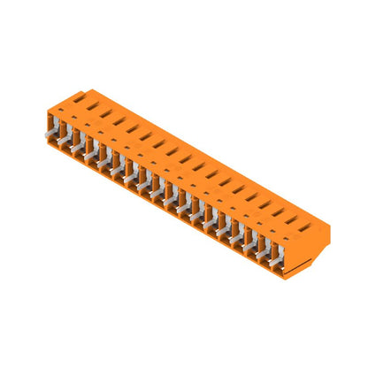 1251360000 - 5mm Pitch Orange PCB Terminal with 18 Poles and 3.2mm Pin  (Pack of 18)