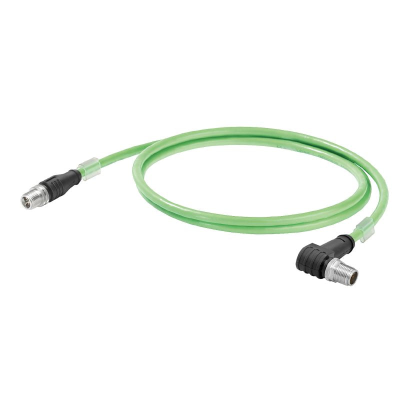 2485580050 - 5m PUR Cat.6A System Cable with M12 Connectors