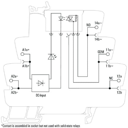 1127520000 - 12V DC Solid-State Relay, 1A, Tension-Clamp Connections  (Pack of 10)