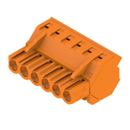1946290000 - 6-Pole PCB Connector, 225° Angle, 4mm² Clamping Range  (Pack of 60)