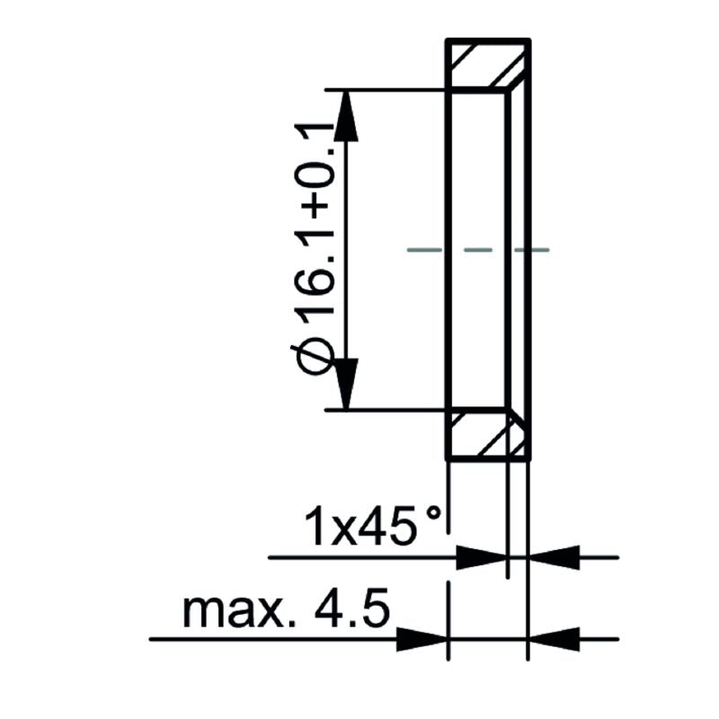 2731010000 - M12 X-Coded Coupling, IP67, Brass, Cat.6A Compliant
