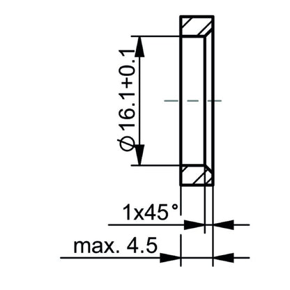 2731010000 - M12 X-Coded Coupling, IP67, Brass, Cat.6A Compliant