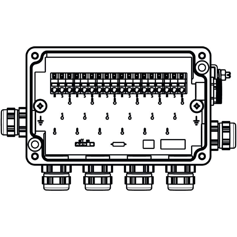 8564110000 - IP66 Fieldbus Distributor for Up to 8 Devices