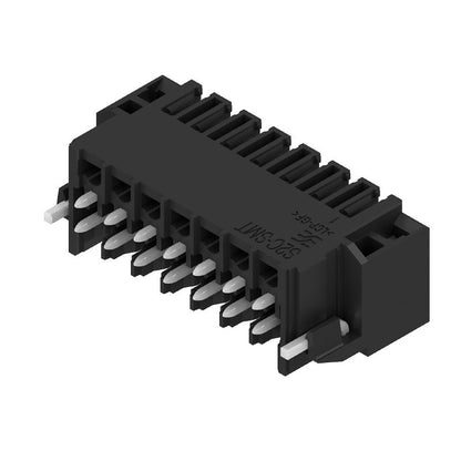 1358690000 - 3.5mm 14-Pole Black Connector with 180° Angle and Solder Flange  (Pack of 175)