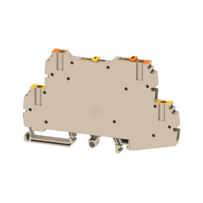 2456000000 - 2.5 mm² Test-Disconnect Terminal, 17 A, Dark Beige Finish  (Pack of 25)