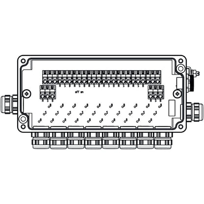 8564240000 - 8-Way Passive Field Distributor for Hazardous Areas