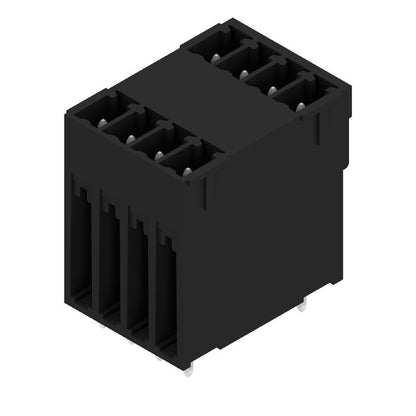 1030970000 - 3.81mm 8-Pole Male PCB Connector, 180° Angle, Black  (Pack of 50)
