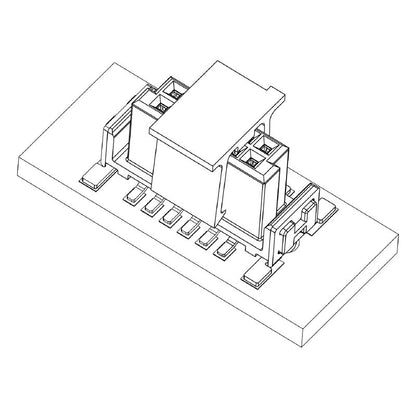 2747250000 - 12-Pole 1.27mm PCB Connector, 180° Elbow Design  (Pack of 280)
