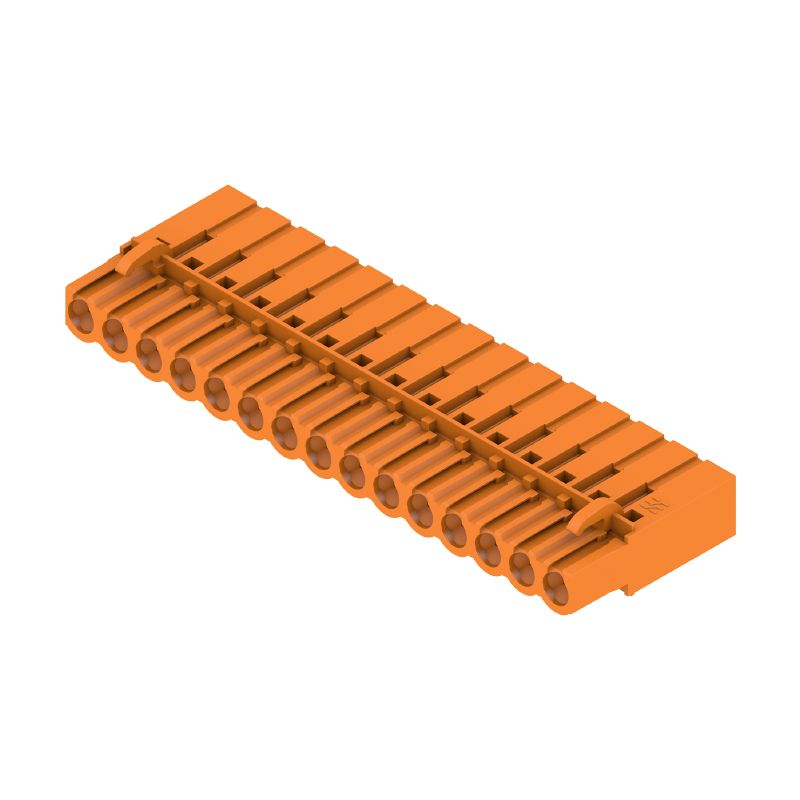 1610620000 - 15-Pole 180° PCB Connector with Crimp, RoHS Compliant  (Pack of 50)