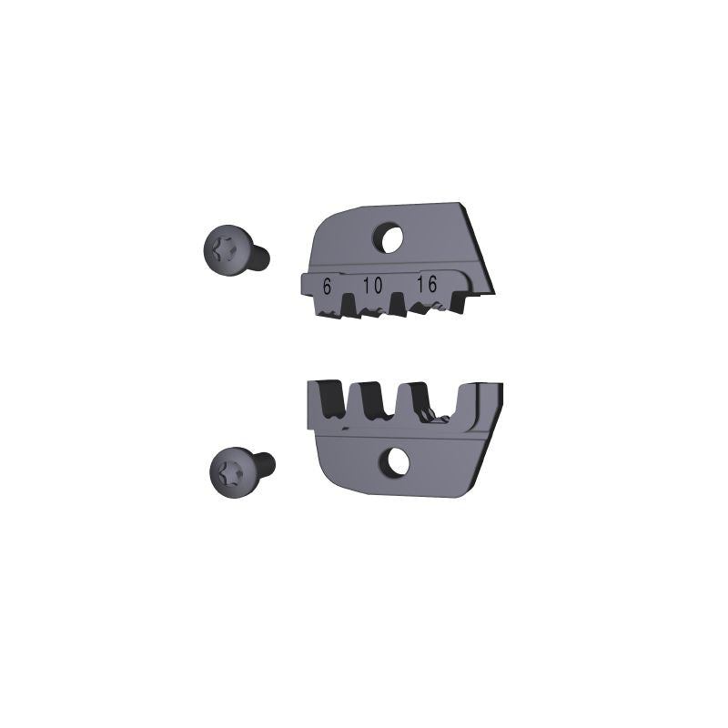 9012640000 - Indent Crimp 16mm² Connector, 12mm Depth, 34mm Height