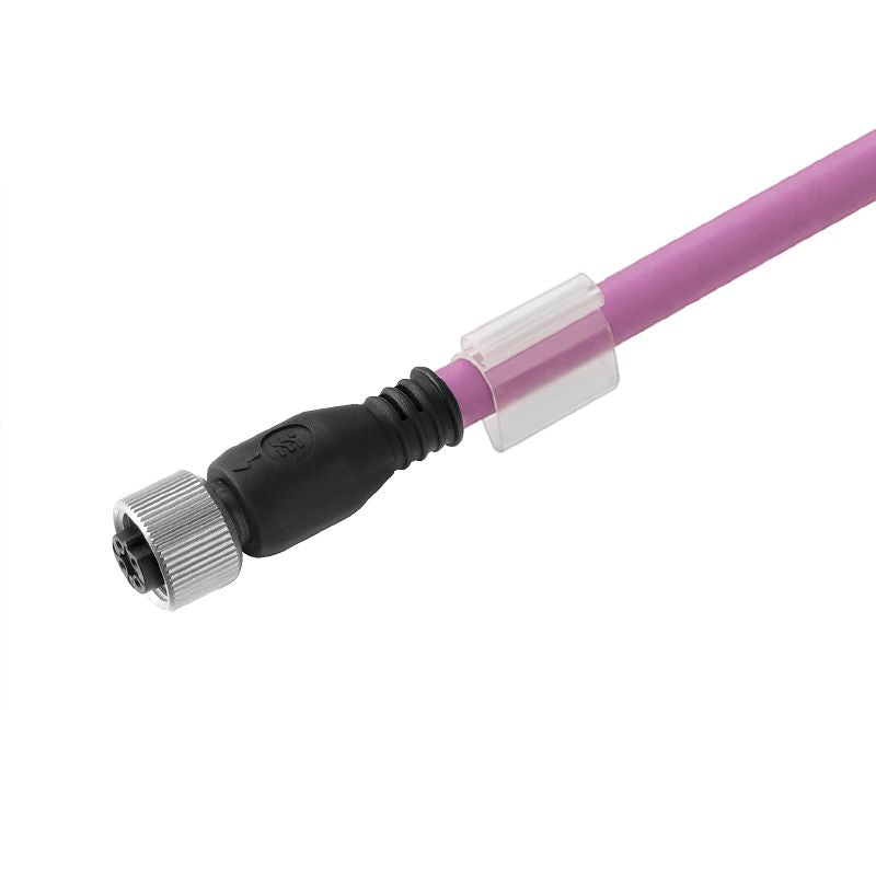 1060120300 - 3m Shielded M12 Female Socket Connector, 5 Poles