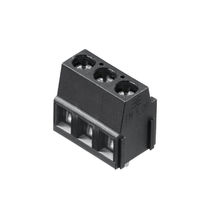 1716030000 - 5.08mm 3-Pole Terminal Block, Black, 90° Angle  (Pack of 114)