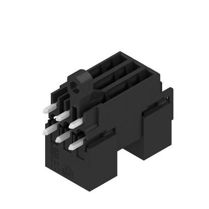 1255060000 - 3.50mm 6-Pole Black PCB Connector with 90° Elbow  (Pack of 50)