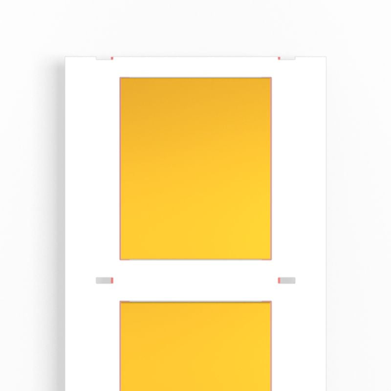 2437980000 - Yellow Polyolefine Cable Markers for 19.5-38.1 mm, 100 Pack  (Pack of 100)