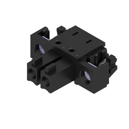 1028720000 - 3.81mm Black PCB Female Header Connector with Inverted Solder Flange  (Pack of 50)