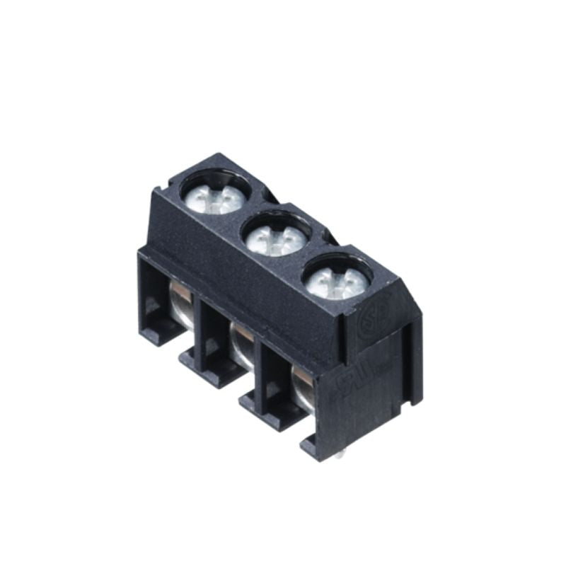 1293720000 - 3-Pole 5mm Pitch Circuit Board Terminal, 90° Angle  (Pack of 500)