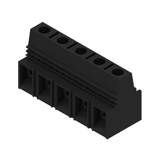 1226490000 - 15mm Black PCB Terminal, 5 Poles, 90° Angle, 4.5mm Pins  (Pack of 20)