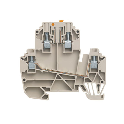 1247310000 - 2.5 mm² Dark Beige Terminal Block with 4 Connections  (Pack of 50)