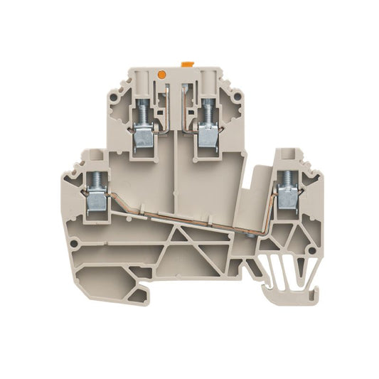 1247310000 - 2.5 mm² Dark Beige Terminal Block with 4 Connections  (Pack of 50)