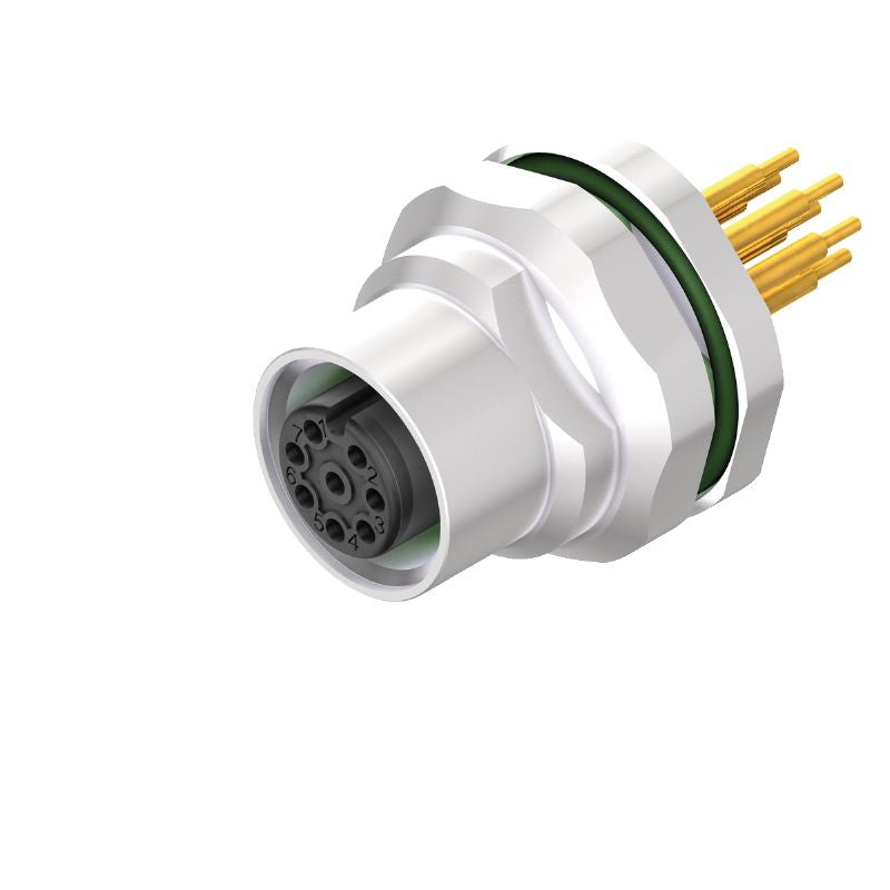 2421710000 - IP67 M12 Socket with 8 Poles and M16 Mounting Thread  (Pack of 10)