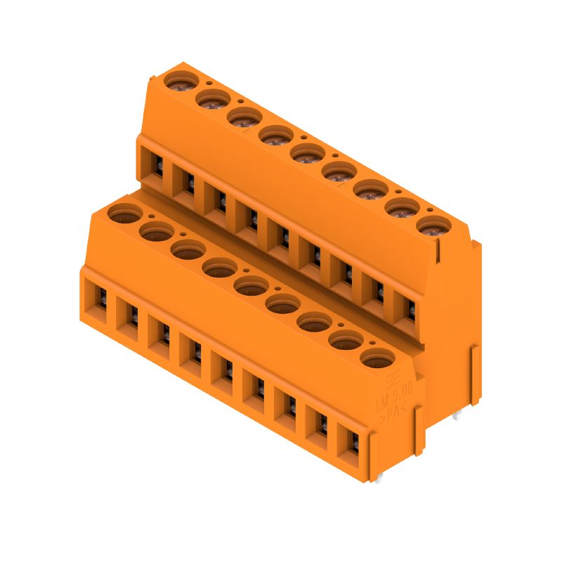 1768920000 - 5.08mm Orange PCB Terminal, 18 Poles, 90° Angle  (Pack of 24)
