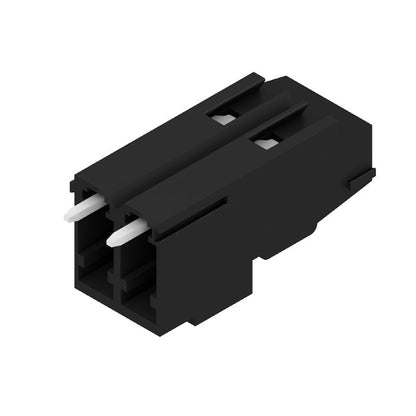 1766320000 - 5.08mm Two-Pole PCB Terminal, 90° Design, Black Finish  (Pack of 100)