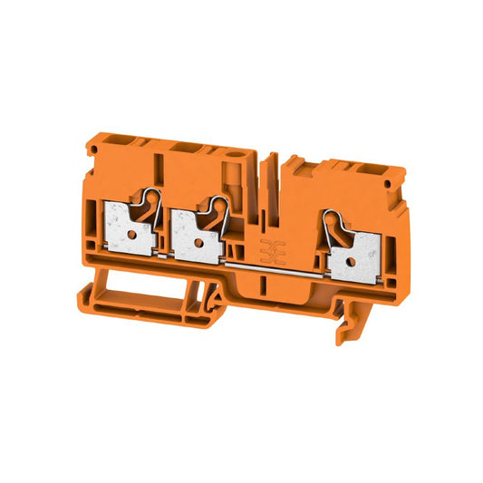 1991840000 - Orange Push-In Terminal, 6mm², 800V, 41A Rating  (Pack of 50)