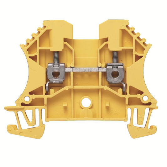 2429520000 - 2.5mm² Black/Yellow Feed-Through Terminal Block with Screw Connections  (Pack of 100)