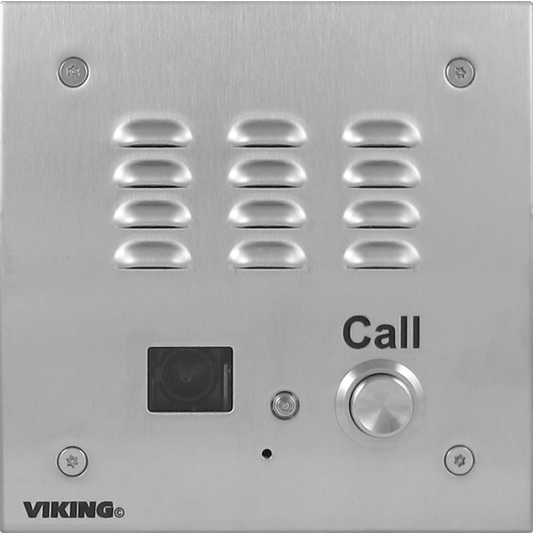 VIKING E-35 - Vandal-Resistant Handsfree Video Phone with Dialer