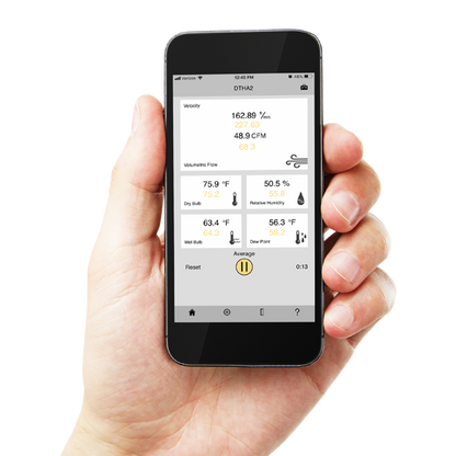 DTHA2 Wireless Airflow / Humidity / Temperature Meter