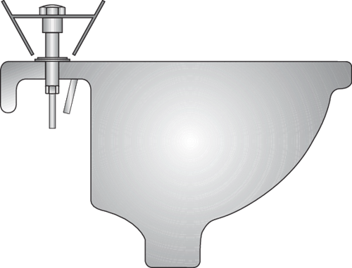 16500 - 260 mm Nut Wrench for Taps with Adapters