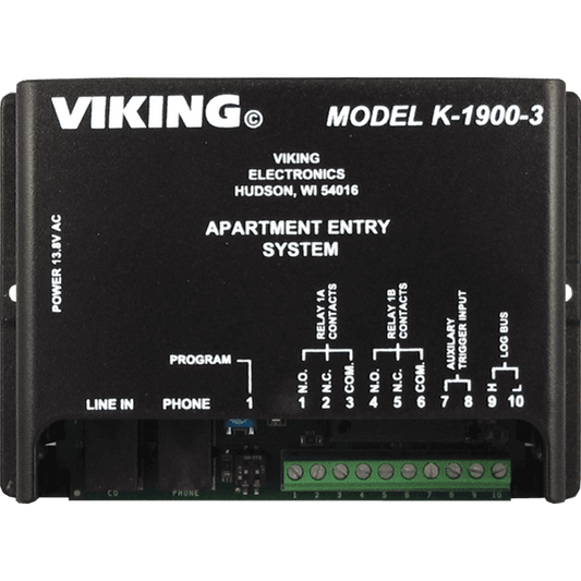 K-1900-3 - Touch-Tone Auto Dialer with 250 Entry Codes and Vandal-Resistant Design